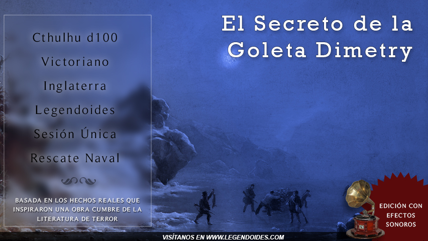 Portada - El Secreto de la Goleta Dimetry - partida de rol con efectos sonoros